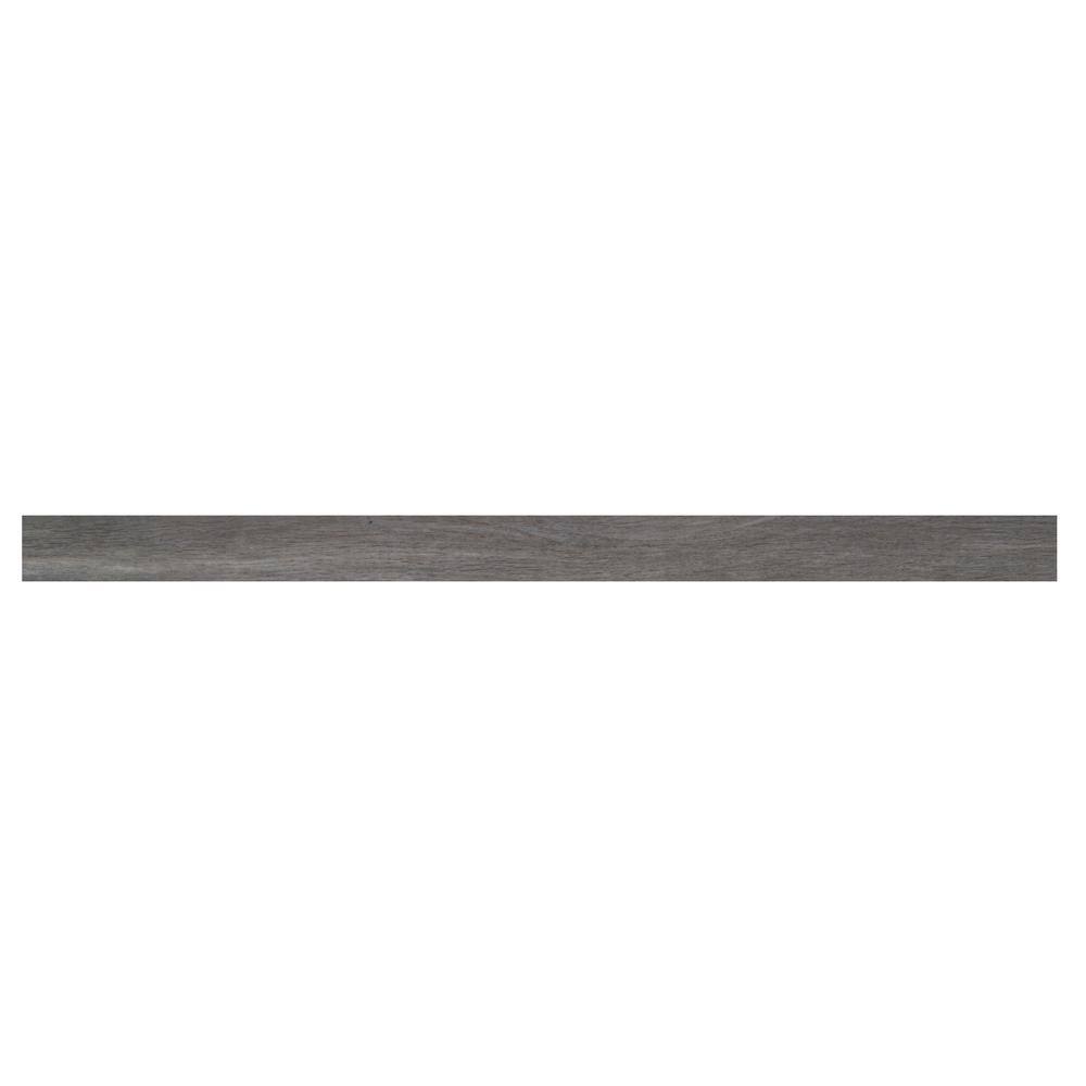 Urban Ash Gray Luxury Vinyl End Cap Molding, 94-inch