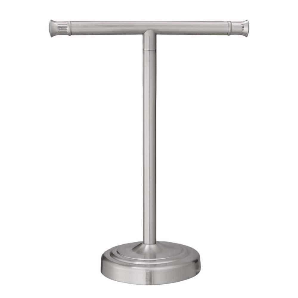 13 in. H x 10.5 in. L Freestanding Stainless Steel Towel Bar in Brushed Nickel, T-Shape Towel Rack, Towel Stand price history on PriceWatchPro