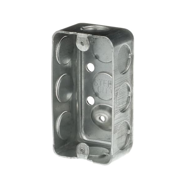 Steel City 4 in. 2-1/8 in. Steel Handy Box (5835112-25R) 5835112