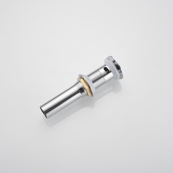 Bathroom Sink Pop-Up Drain With Overflow in Polished Chrome