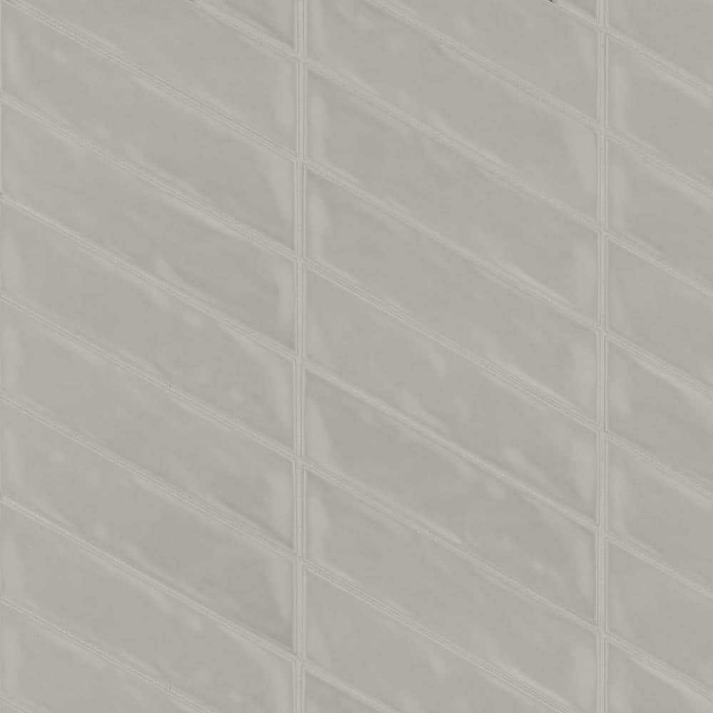 Sorrento Chevron 2 in. x 10 in. Glossy Fiore Ceramic Floor and Wall Tile (3.26 sq. ft./Case) price history on PriceWatchPro