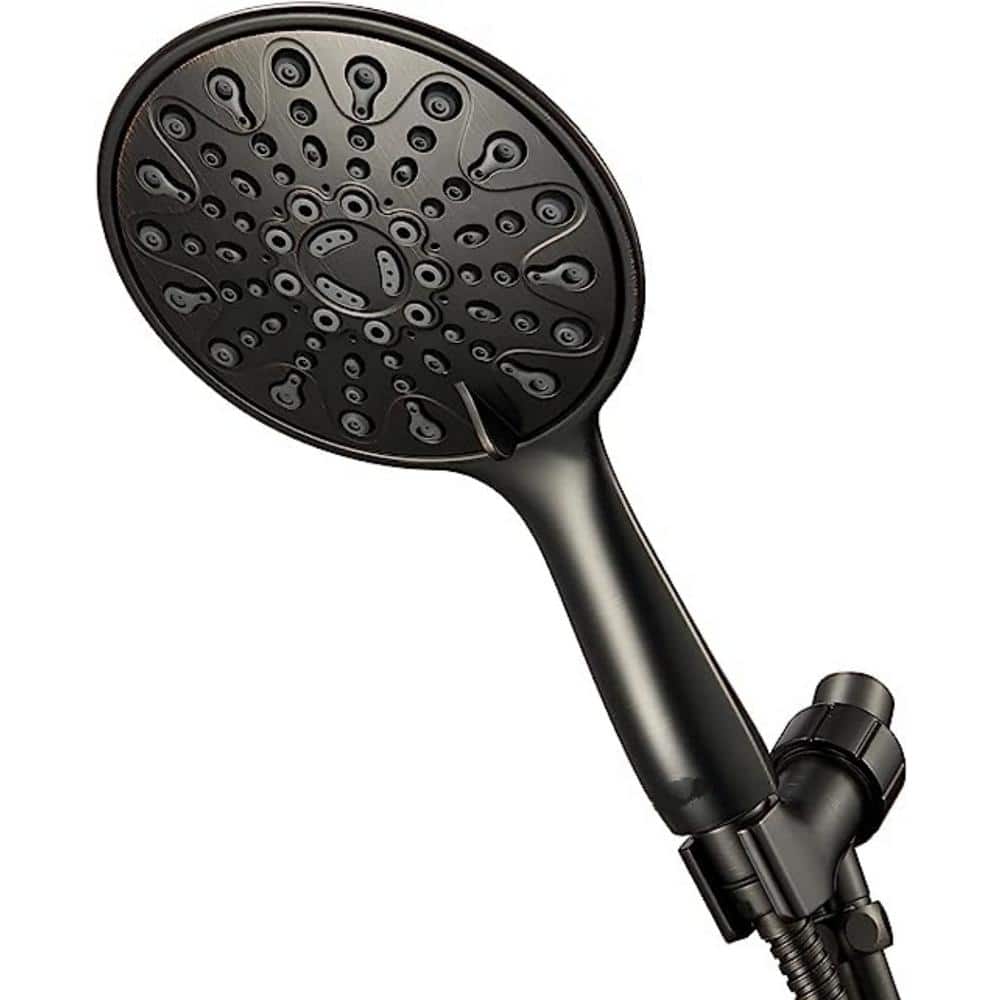 Handheld Shower Head 6-Spray Wall Mount Handheld Shower Head 2.5 GPM in Oil