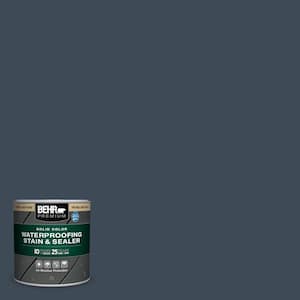 8 oz. #SC-101 Atlantic Solid Color Waterproofing Exterior Wood Stain and Sealer Sample