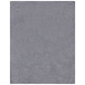 Himalaya Gray 10 ft. x 14 ft. Gradient Solid Color Area Rug