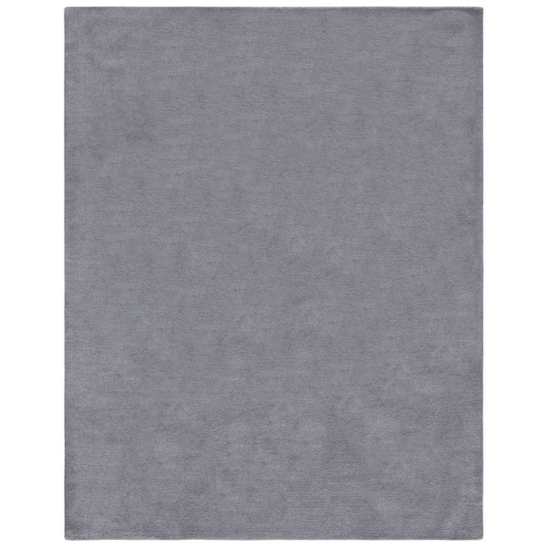 Himalaya Gray 12 ft. x 18 ft. Gradient Solid Color Area Rug