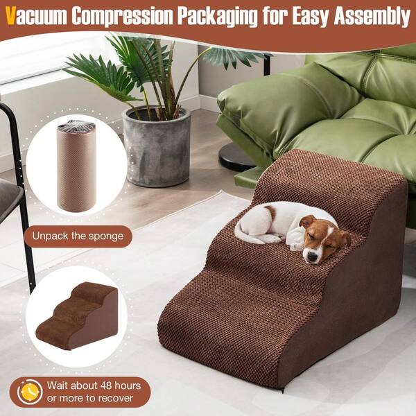 Cushion dog outlet steps