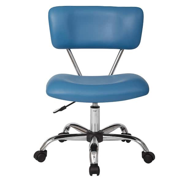 OSP Home Furnishings Vista Task Blue Office Chair ST181 U7 The