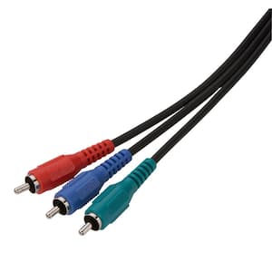 Commercial Electric 6 ft. Audio and Video Cable with RCA Plugs 614767 - The  Home Depot
