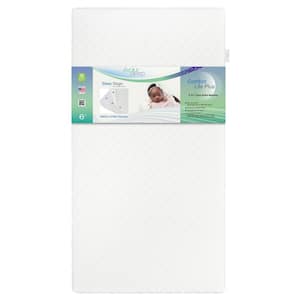 Comfort Lite Plus Fiber Crib And Toddler Mattress I Waterproof I Green Guard Gold Certified I Removable Cover