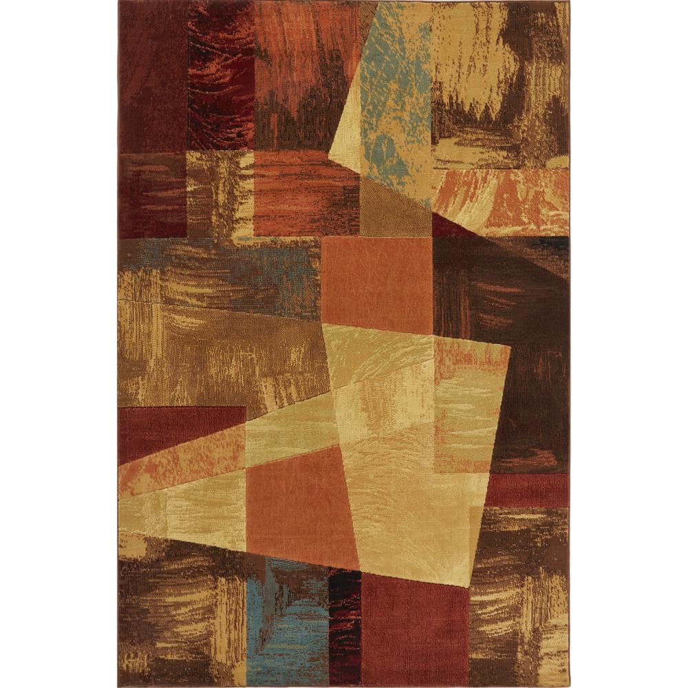 Brown/Cream Details about   Home Dynamix Indus Modern Area Rug 5x7 