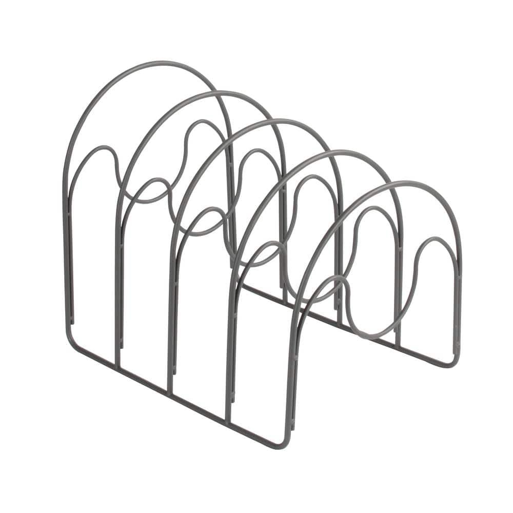 CAXXA Heavy Duty Pan Rack, Pot Lid Rack, Kitchen Cabinet Pantry