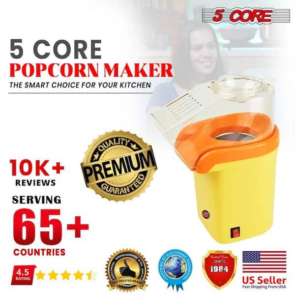 Coors Light Hot Air Popcorn Maker, Football Shaped Air Popper, with Serving  Bowl, Kernel Measuring Cup, Butter Melter, Makes Healthy Snacks with No