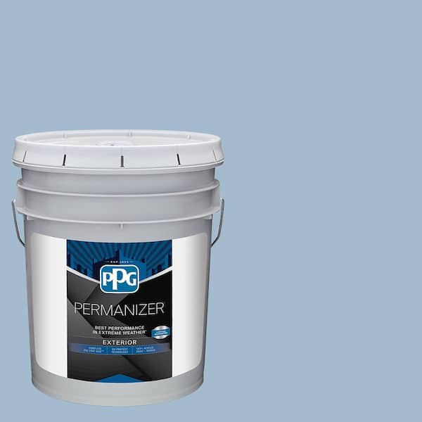 5 gal. PPG1159-3 Heavenly Blue Satin Exterior Paint