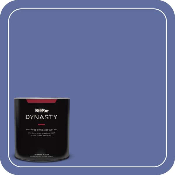 BEHR DYNASTY 1 qt. #610B-6 Stained Glass Matte Interior Stain-Blocking Paint and Primer