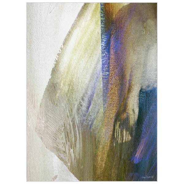 Empire Art Direct Multi-Colored 8 ft. x 10 ft. Norwegian Wood II Washable Abstract Art Area Rug
