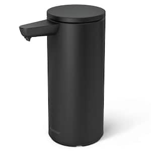 9 oz. Automatic Sensor Pump - Rechargeable Touchless Soap Dispenser - Matte Black Steel