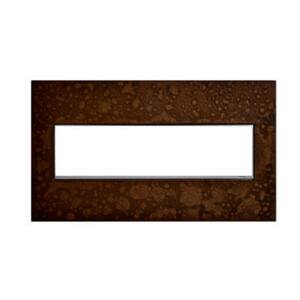 adorne 4 Gang Decorator/Rocker Wall Plate, Hubbardton Forge Bronze (1-Pack)