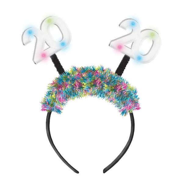 Amscan Multi-Color New Year's Neon Mini Feather Boas (2-Pack)