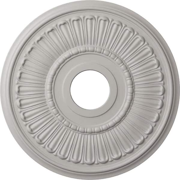 Ekena Millwork 3/4 in. x 16 in. x 16 in. Polyurethane Melonie Ceiling Medallion, Ultra Pure White