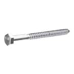 5/16 in. x 4-1/2 in. Hex Zinc Plated Lag Screw