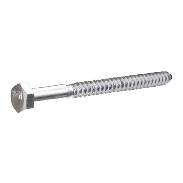 Everbilt 5/16 in. x 4-1/2 in. Hex Zinc Plated Lag Screw