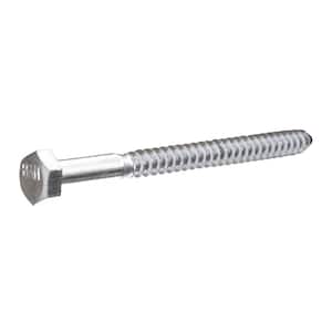 5/16 in. x 4-1/2 in. Hex Zinc Plated Lag Screw (25-Pack)