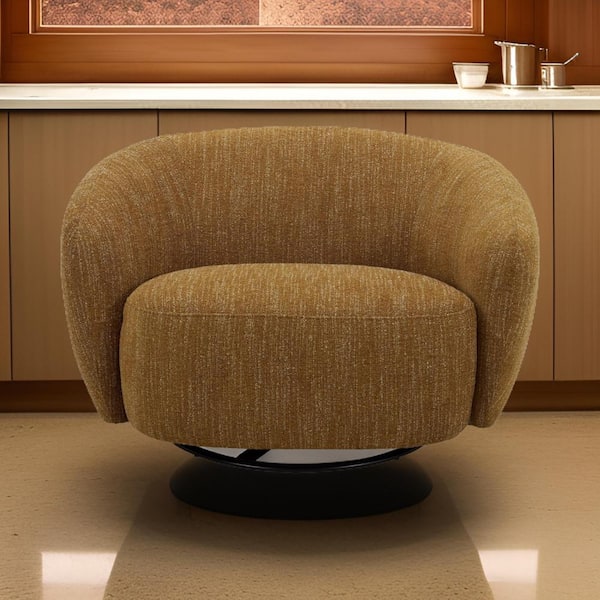 Benjara Reno Yellow Polyester Side Chair