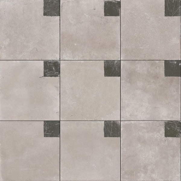 Kings Brush Square 8-3/4 in. x 8-3/4 in. Porcelain Floor and Wall Tile (7.15 square feet /Case)