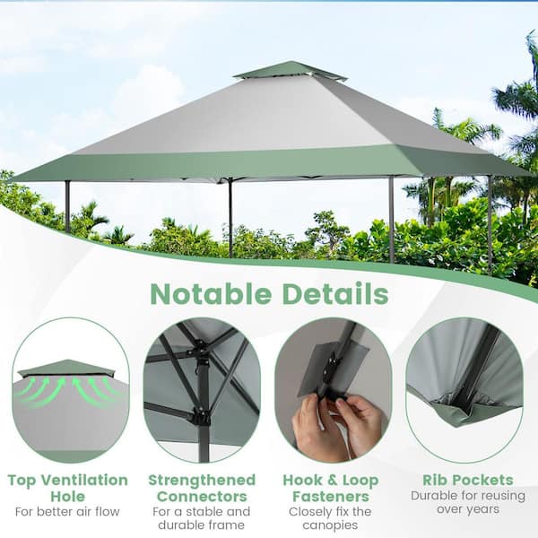 Pop N Work GS6411A Pop Up Ground Tent, 6' X 4' w/ Slit Door
