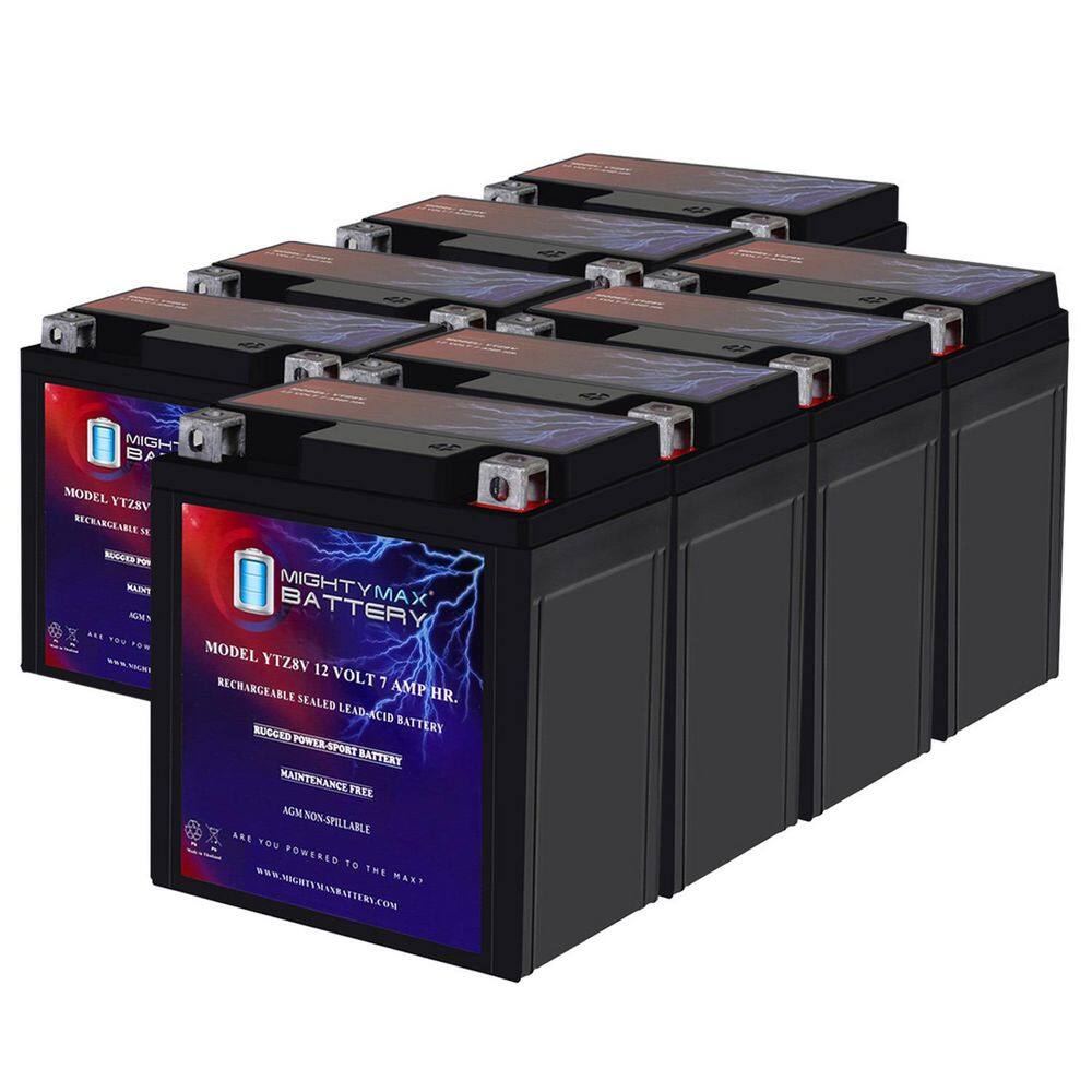 MIGHTY MAX BATTERY YTZ8V-12-Volt 7 AH, 85 CCA, Rechargeable