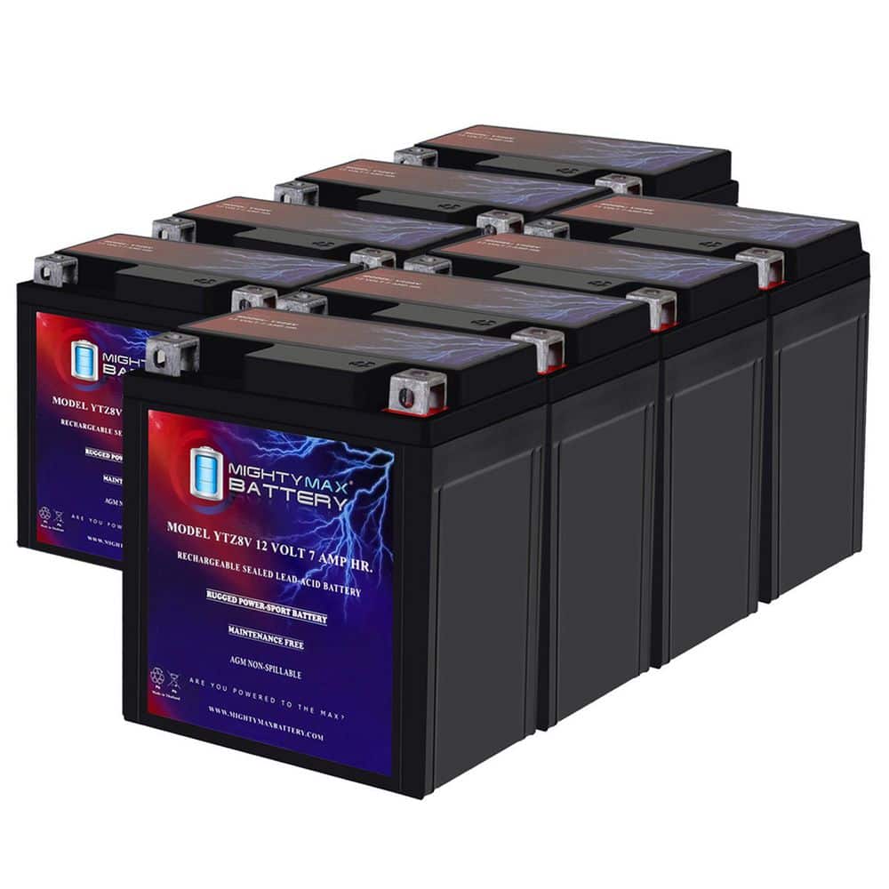 MIGHTY MAX BATTERY YTZ8V-12-Volt 7 AH, 85 CCA, Rechargeable