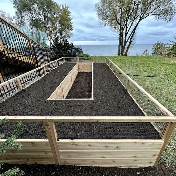 Outdoor Living Today 8 ft. x 16 ft. Cedar Garden in a Box RB816