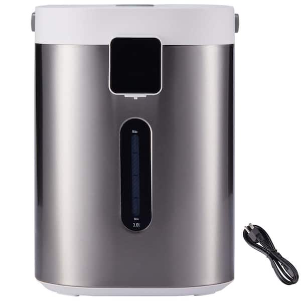 SVOPES 3 L Hot Water Dispenser, Adjustable 11 Temperatures Boiler, 304 Steel Countertop Heater, Child Lock, 13 cups, white