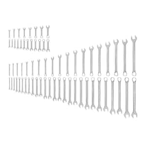 Stubby and Standard Length Combination Wrench Set, 66-Piece (1/4-1-1/4 in., 6-32 mm)
