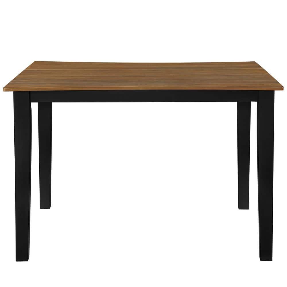Joplin 5 Piece Walnut and Ebony Wood Counter Height Dining Set with 4 Chairs price history on PriceWatchPro