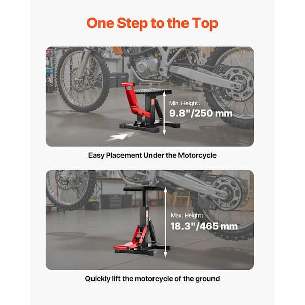 SKYSHALO Dirt Bike Lift Stand, Motorcycle Jack Lift Stand 1200lbs