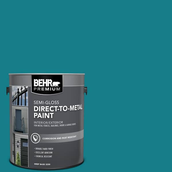 1 gal. #PPU13-01 Caribe Semi-Gloss Direct to Metal Interior/Exterior Paint