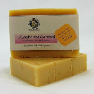 5 oz. Lavender & Oatmeal - Handmade Goat Milk Bar Soap