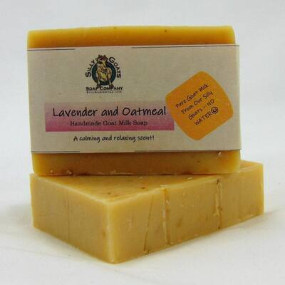5 oz. Lavender & Oatmeal - Handmade Goat Milk Bar Soap