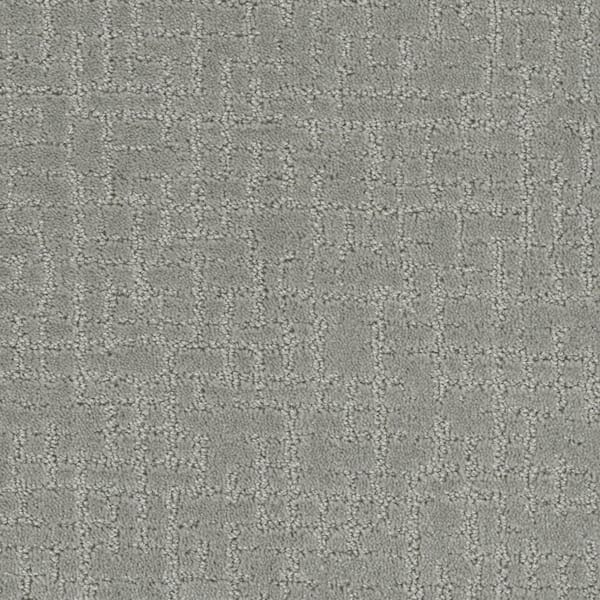 TrafficMaster West Springs - Sidewalk - Gray 28 oz. SD Polyester Pattern Installed Carpet