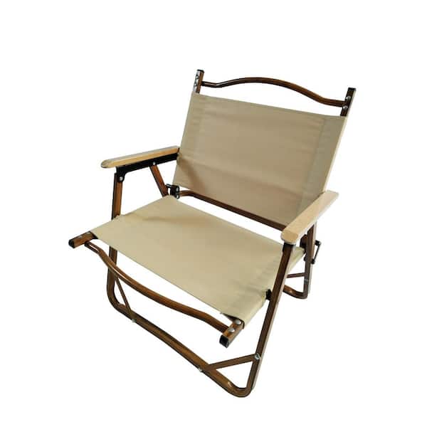 ITOPFOX Natural Foldable and Portable Aluminum Outdoor Lounge Chair Set of 4 Indoor and Outdoor Universal