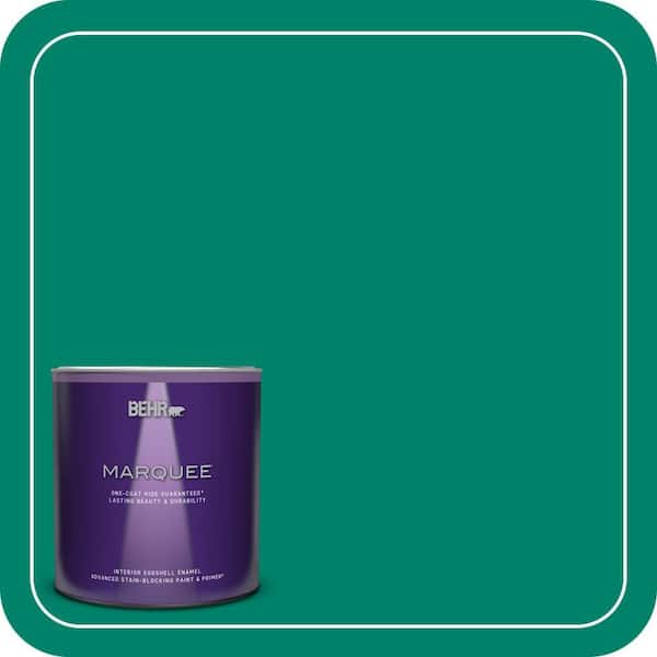BEHR MARQUEE 1 qt. #T16-03 Emperors Silk Eggshell Enamel Interior Paint & Primer