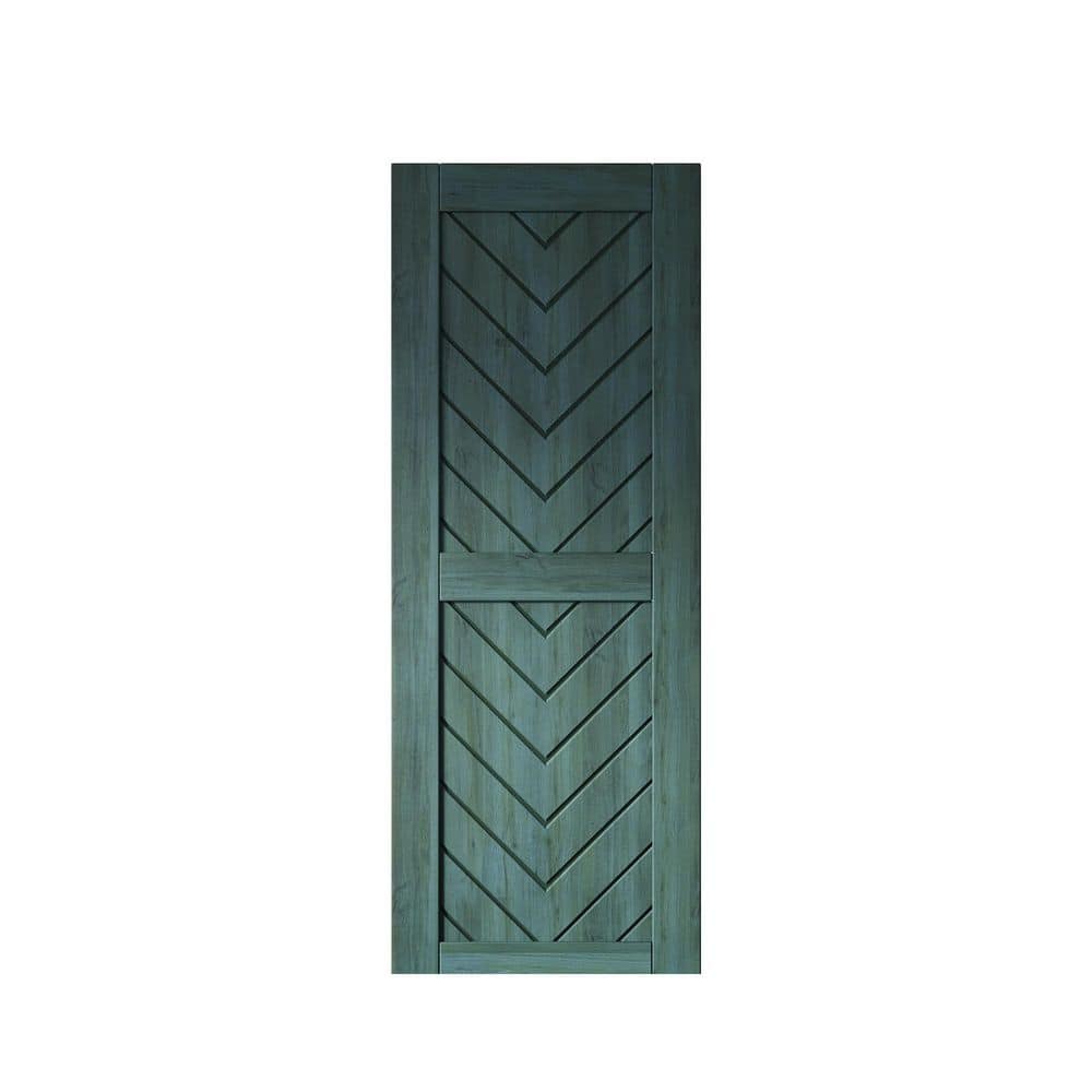 JT3 30 in. x 80 in. C-Panel Solid Core Royal Pine Fishbone Design Pine Wood Interior Sliding Barn Door Slab price history on PriceWatchPro