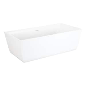 MAAX Lounge Acrylx 64 in. x 34 in. Freestanding Soaking Bathtub