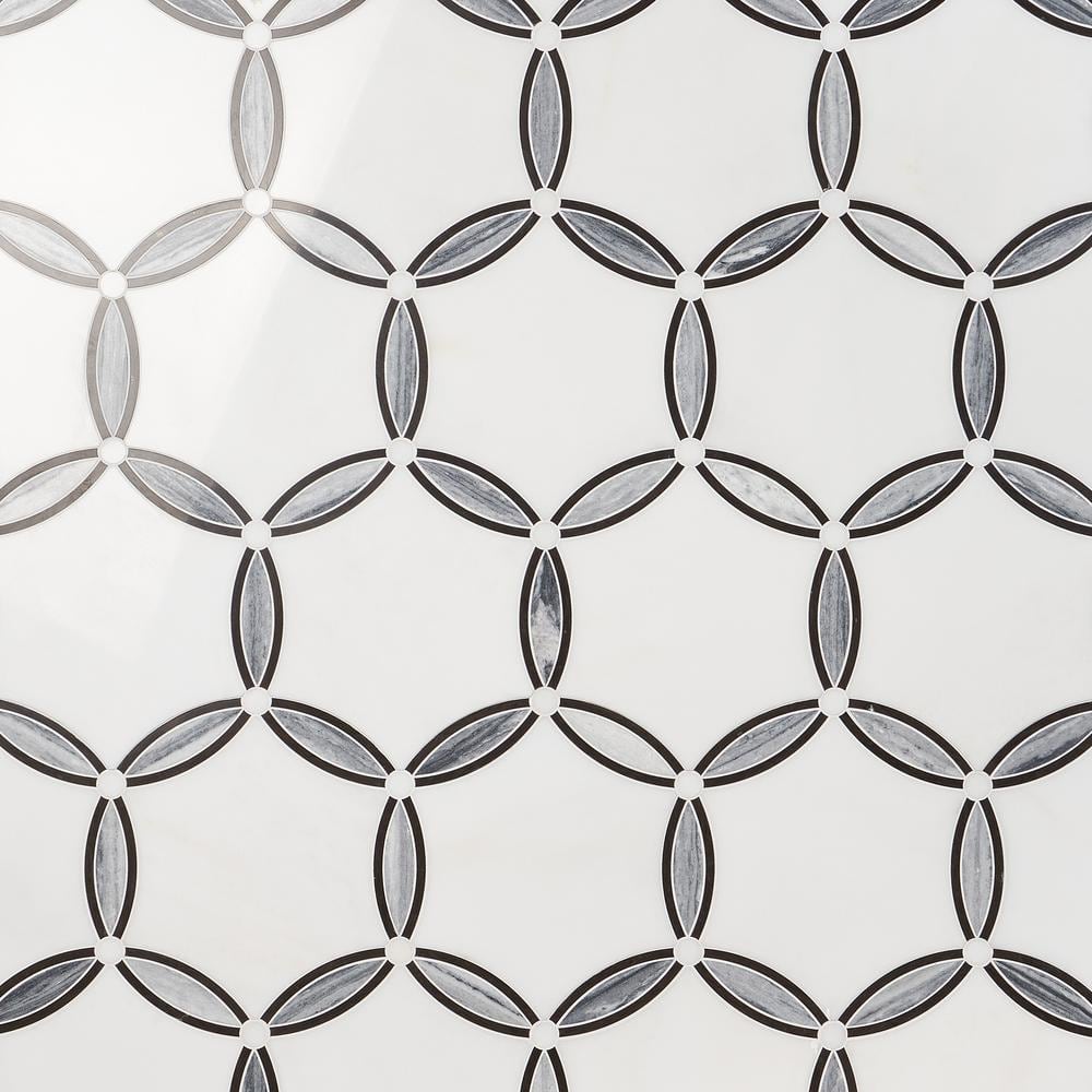 Ivy Hill Tile Meraki Bianco 9.52 in. x 10.99 in. Polished