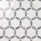 Ivy Hill Tile Meraki Bianco 9.52 in. x 10.99 in. Polished Marble Floor ...