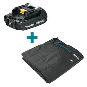 18V LXT Lithium-Ion Compact Battery Pack 2.0Ah with Fuel Gauge with bonus 18V LXT Lithium-Ion Cordless Heated Blanket