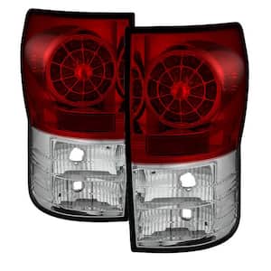 Toyota Tundra 07-13 LED Tail lights - Red Clear