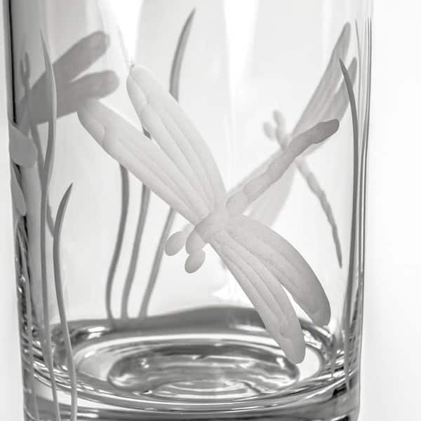 Dragonfly 13 oz. Double Old Fashioned Whiskey Glasses - Set of 4