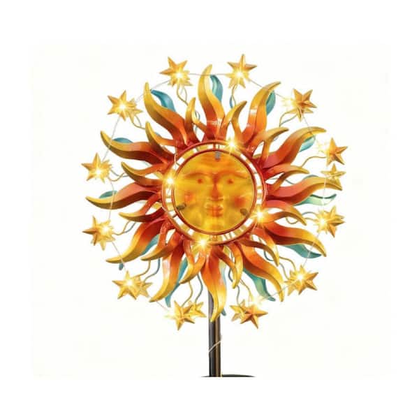 61 in. H Multicolored Metal Wind Spinners